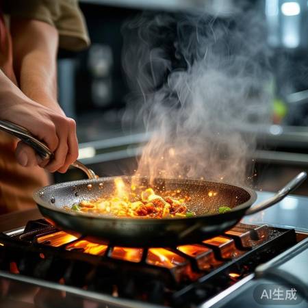 烹饪猛火需掌控火候