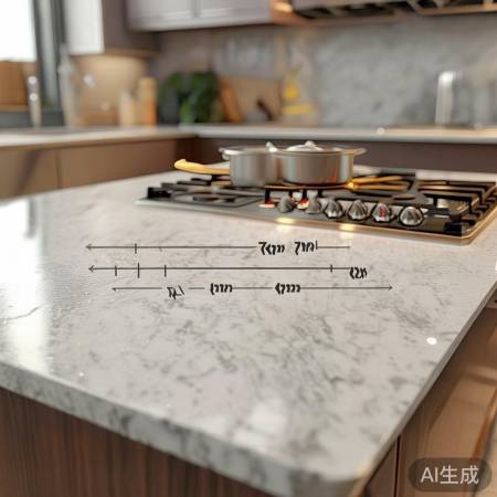 燃气灶台面宽60-80cm宜